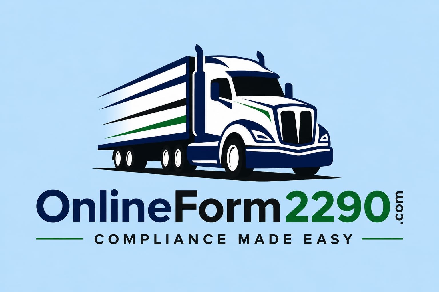 OnlineForm2290 Truck Logo